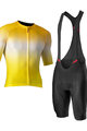 CASTELLI Cycling short sleeve jersey and shorts - AERO RACE 6.0 - yellow/black