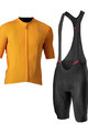 CASTELLI Cycling short sleeve jersey and shorts - ENDURANCE ELITE - orange/black