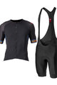 CASTELLI Cycling short sleeve jersey and shorts - ENTRATA VI - blue/black/orange