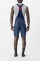 CASTELLI Cycling bib shorts - COMPETIZIONE - blue