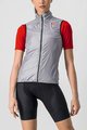 CASTELLI Cycling gilet - ARIA LADY - silver