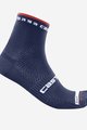 CASTELLI Cyclingclassic socks - ROSSO CORSA PRO 9 - blue