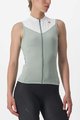 CASTELLI Cycling sleeveless jersey - SOLARIS LADY - green/ivory