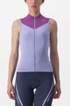 CASTELLI Cycling sleeveless jersey - SOLARIS LADY - purple