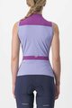 CASTELLI Cycling sleeveless jersey - SOLARIS LADY - purple