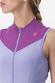 CASTELLI Cycling sleeveless jersey - SOLARIS LADY - purple