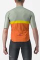 CASTELLI Cycling short sleeve jersey - A BLOCCO - orange/bordeaux/green/yellow