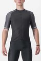 CASTELLI Cycling short sleeve jersey - ENTRATA VI - grey/anthracite