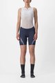 CASTELLI Cycling shorts without bib - VELOCISSIMA 3 LADY - blue