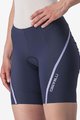 CASTELLI Cycling shorts without bib - VELOCISSIMA 3 LADY - blue