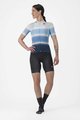 CASTELLI Cycling short sleeve jersey - DOLCE LADY - blue/light blue