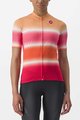 CASTELLI Cycling short sleeve jersey - DOLCE LADY - red/orange