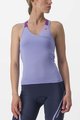 CASTELLI Cycling sleeveless jersey - SOLARIS LADY - purple