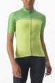 CASTELLI Cycling short sleeve jersey - VELOCISSIMA LADY - green/yellow