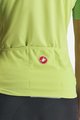 CASTELLI Cycling short sleeve jersey - VELOCISSIMA LADY - green/yellow