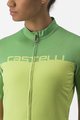 CASTELLI Cycling short sleeve jersey - VELOCISSIMA LADY - green/yellow