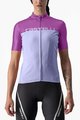 CASTELLI Cycling short sleeve jersey - VELOCISSIMA LADY - purple