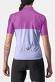 CASTELLI Cycling short sleeve jersey - VELOCISSIMA LADY - purple