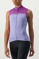 CASTELLI Cycling sleeveless jersey - VELOCISSIMA LADY - purple
