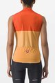 CASTELLI Cycling sleeveless jersey - VELOCISSIMA LADY - orange