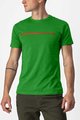 CASTELLI Cycling short sleeve t-shirt - VENTAGLIO TEE - green