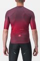 CASTELLI Cycling short sleeve jersey - AERO RACE 6.0 - bordeaux