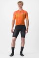 CASTELLI Cycling short sleeve jersey - CLIMBER'S 3.0 - orange