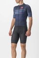 CASTELLI Cycling short sleeve jersey - CLIMBER'S 3.0 - blue