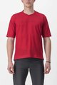 CASTELLI Cycling short sleeve jersey - TRAIL TECH 2 - red