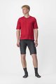 CASTELLI Cycling short sleeve jersey - TRAIL TECH 2 - red