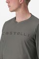 CASTELLI Cycling summer long sleeve jersey - TRAIL TECH 2 - grey