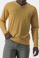 CASTELLI Cycling summer long sleeve jersey - TRAIL TECH 2 - yellow