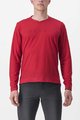 CASTELLI Cycling summer long sleeve jersey - TRAIL TECH 2 - red