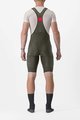 CASTELLI Cycling bib shorts - UNLIMITED CARGO - green