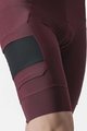 CASTELLI Cycling bib shorts - UNLIMITED CARGO - bordeaux