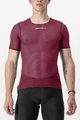 CASTELLI Cycling short sleeve t-shirt - PRO MESH 2.0 - bordeaux