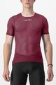 CASTELLI Cycling short sleeve t-shirt - PRO MESH 2.0 - bordeaux