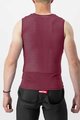 CASTELLI Cycling sleeve less t-shirt - PRO MESH 2.0 - bordeaux