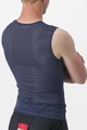 CASTELLI Cycling sleeve less t-shirt - PRO MESH 2.0 - blue