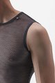 CASTELLI Cycling sleeve less t-shirt - MIRACOLO WOOL - grey