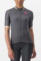 CASTELLI Cycling short sleeve jersey - PEZZI LADY - grey