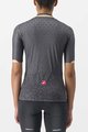 CASTELLI Cycling short sleeve jersey - PEZZI LADY - grey