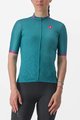 CASTELLI Cycling short sleeve jersey - PEZZI LADY - green