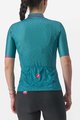 CASTELLI Cycling short sleeve jersey - PEZZI LADY - green