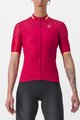 CASTELLI Cycling short sleeve jersey - PEZZI LADY - red