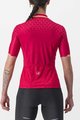 CASTELLI Cycling short sleeve jersey - PEZZI LADY - red