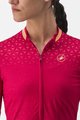 CASTELLI Cycling short sleeve jersey - PEZZI LADY - red