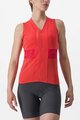 CASTELLI Cycling sleeveless jersey - ANIMA 4 LADY - orange