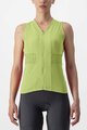 CASTELLI Cycling sleeveless jersey - ANIMA 4 LADY - light green