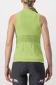 CASTELLI Cycling sleeveless jersey - ANIMA 4 LADY - light green